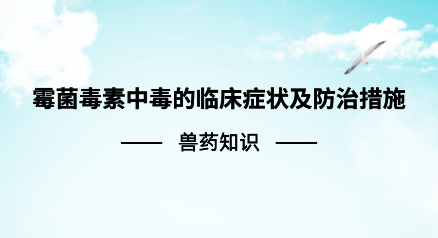 霉菌毒素中毒的临床症状及防治措施